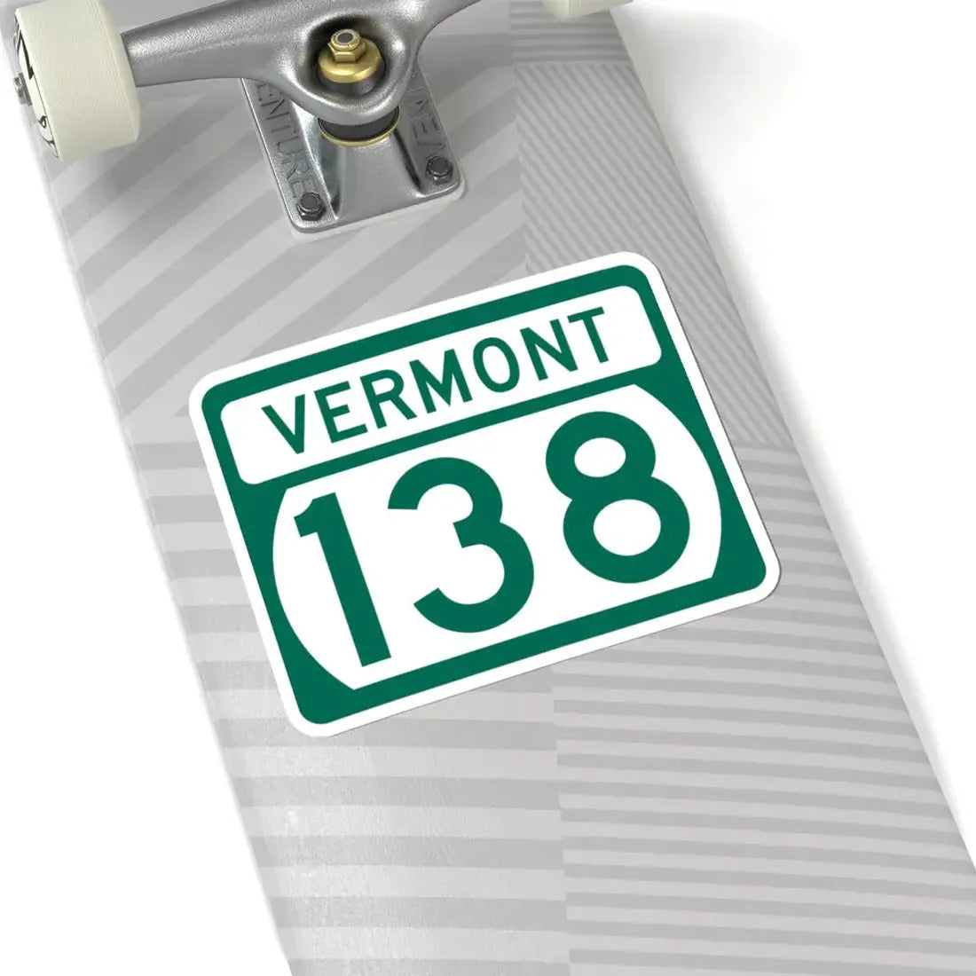 Vermont 138 (Vermont) (Road Sign) STICKER Vinyl Kiss-Cut Decal - The Sticker Space