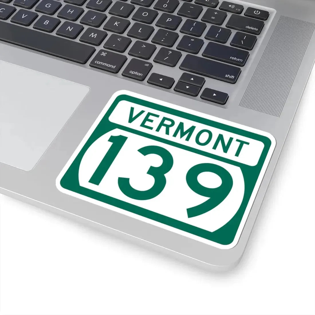 Vermont 139 (Vermont) (Road Sign) STICKER Vinyl Kiss-Cut Decal - The Sticker Space