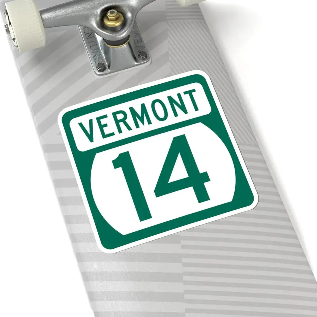 Vermont 14 (Vermont) (Road Sign) STICKER Vinyl Kiss-Cut Decal - The Sticker Space