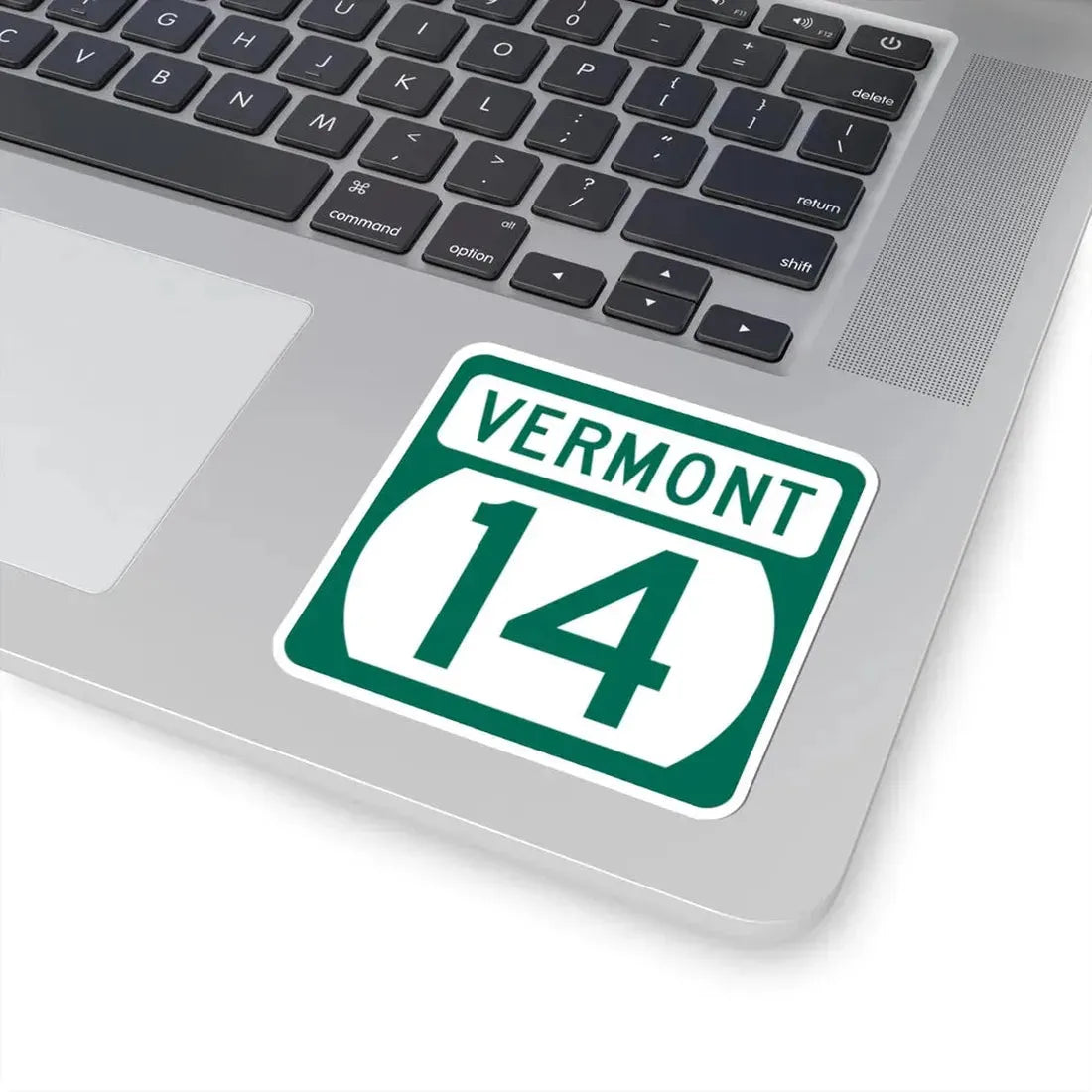 Vermont 14 (Vermont) (Road Sign) STICKER Vinyl Kiss-Cut Decal - The Sticker Space