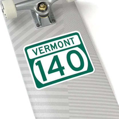 Vermont 140 (Vermont) (Road Sign) STICKER Vinyl Kiss-Cut Decal - The Sticker Space