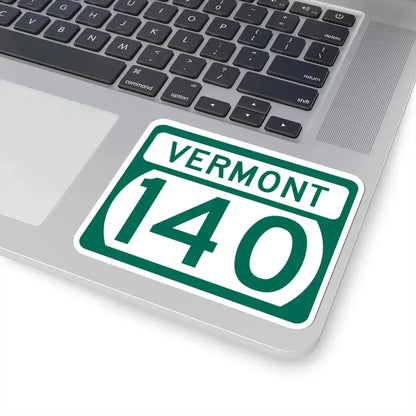 Vermont 140 (Vermont) (Road Sign) STICKER Vinyl Kiss-Cut Decal - The Sticker Space