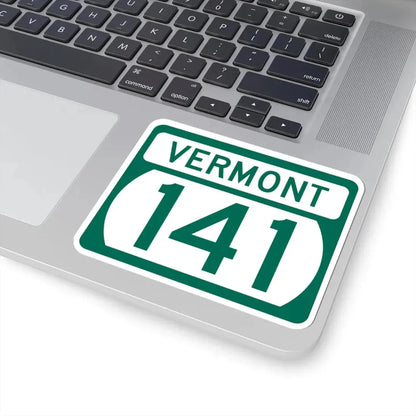 Vermont 141 (Vermont) (Road Sign) STICKER Vinyl Kiss-Cut Decal - The Sticker Space
