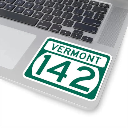 Vermont 142 (Vermont) (Road Sign) STICKER Vinyl Kiss-Cut Decal - The Sticker Space