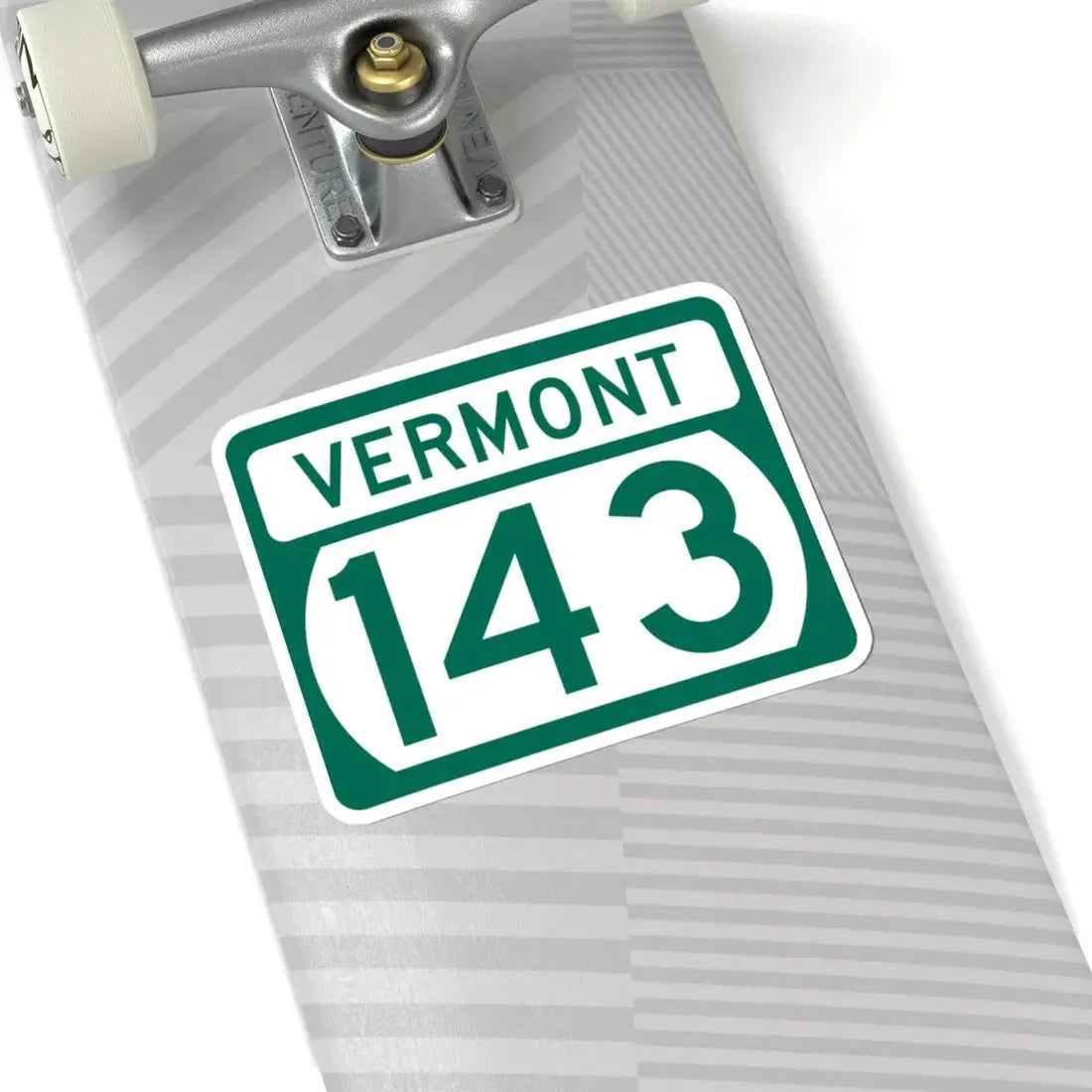 Vermont 143 (Vermont) (Road Sign) STICKER Vinyl Kiss-Cut Decal - The Sticker Space