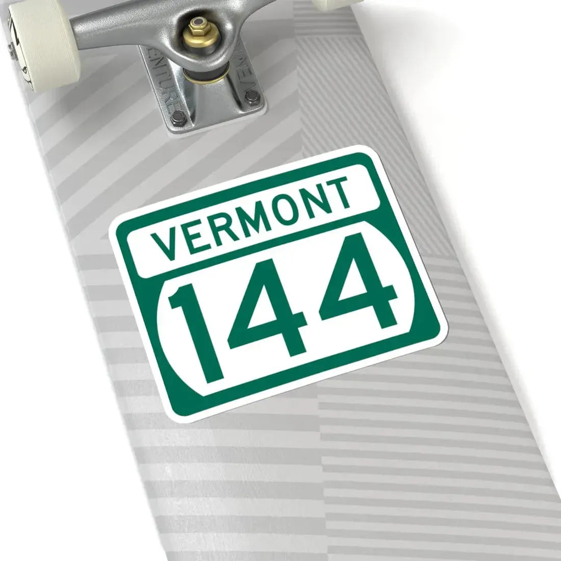 Vermont 144 (Vermont) (Road Sign) STICKER Vinyl Kiss-Cut Decal - The Sticker Space