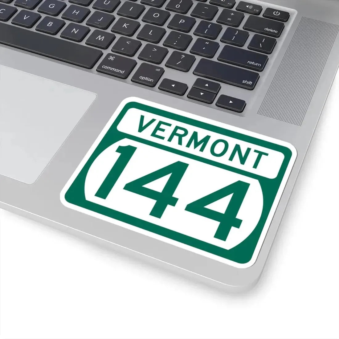 Vermont 144 (Vermont) (Road Sign) STICKER Vinyl Kiss-Cut Decal - The Sticker Space