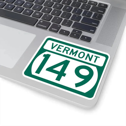 Vermont 149 (Vermont) (Road Sign) STICKER Vinyl Kiss-Cut Decal - The Sticker Space