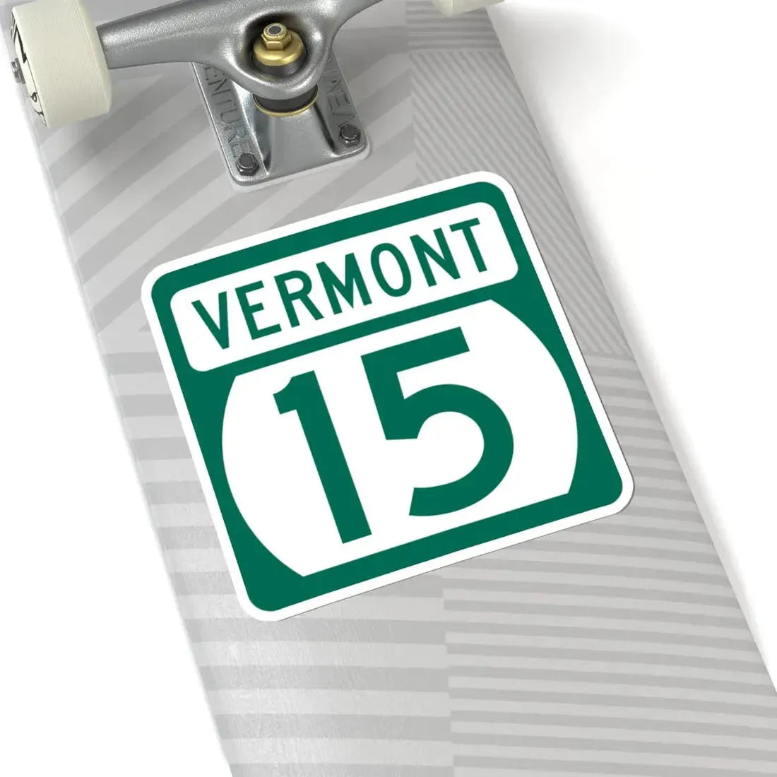 Vermont 15 (Vermont) (Road Sign) STICKER Vinyl Kiss-Cut Decal - The Sticker Space