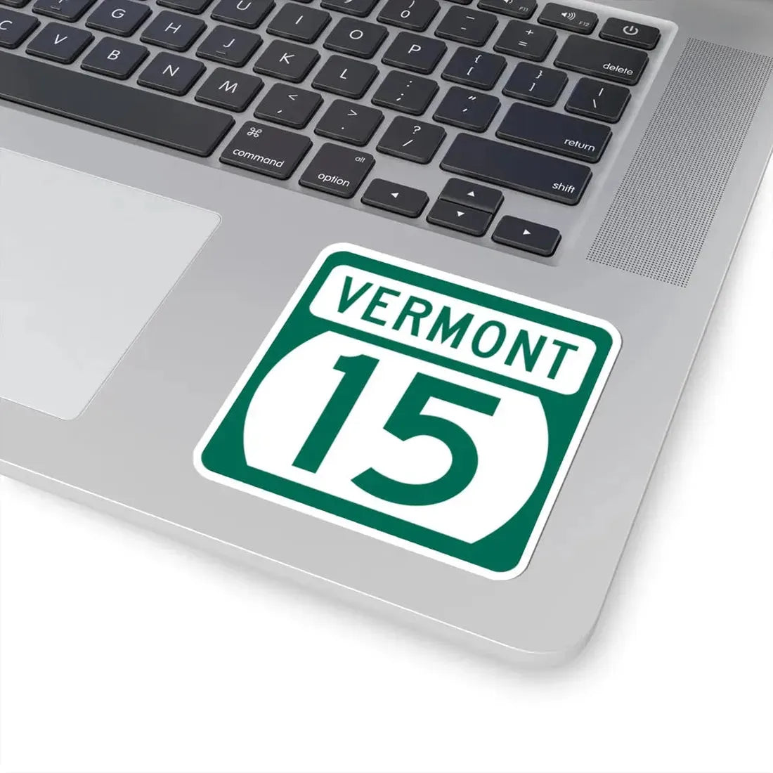 Vermont 15 (Vermont) (Road Sign) STICKER Vinyl Kiss-Cut Decal - The Sticker Space