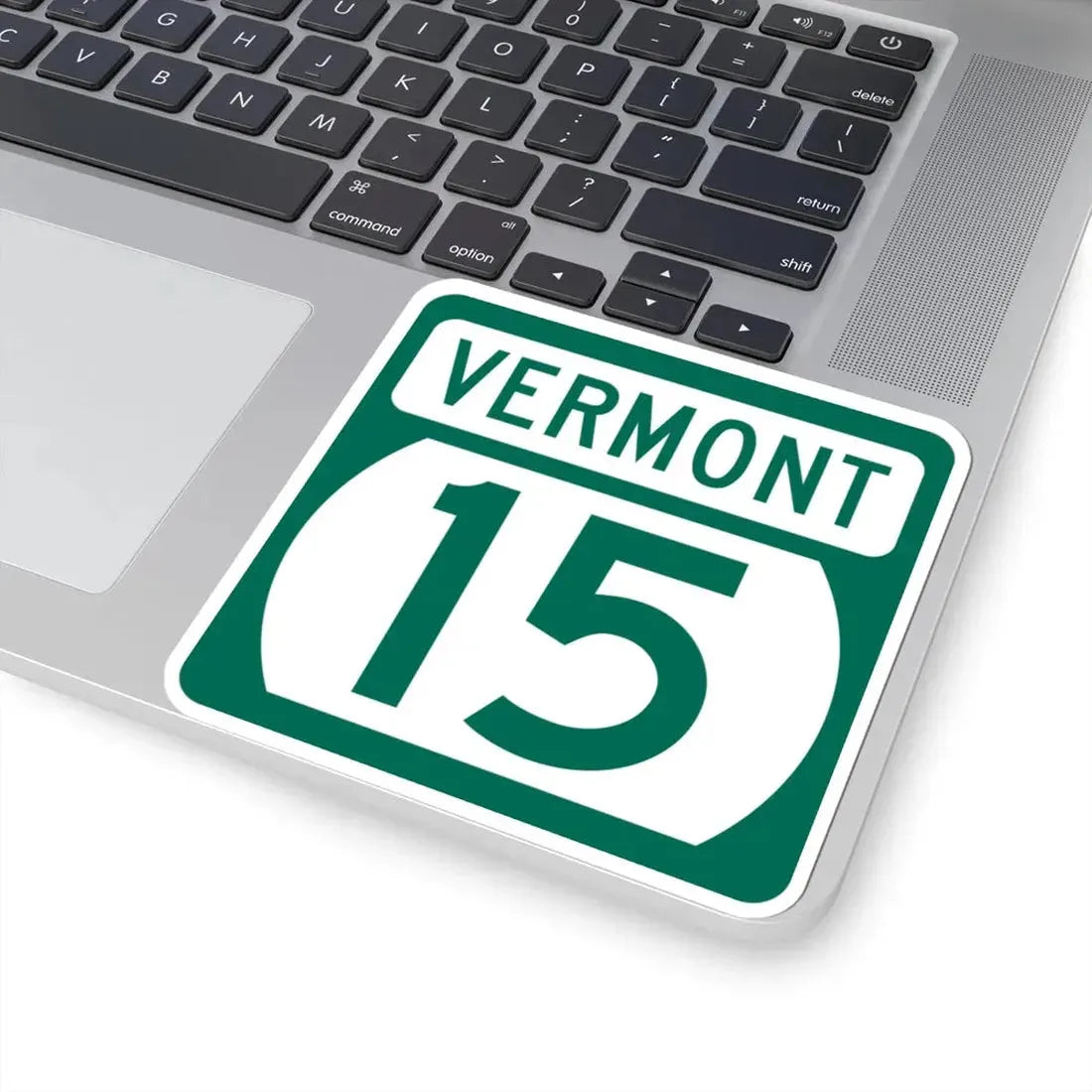 Vermont 15 (Vermont) (Road Sign) STICKER Vinyl Kiss-Cut Decal - The Sticker Space