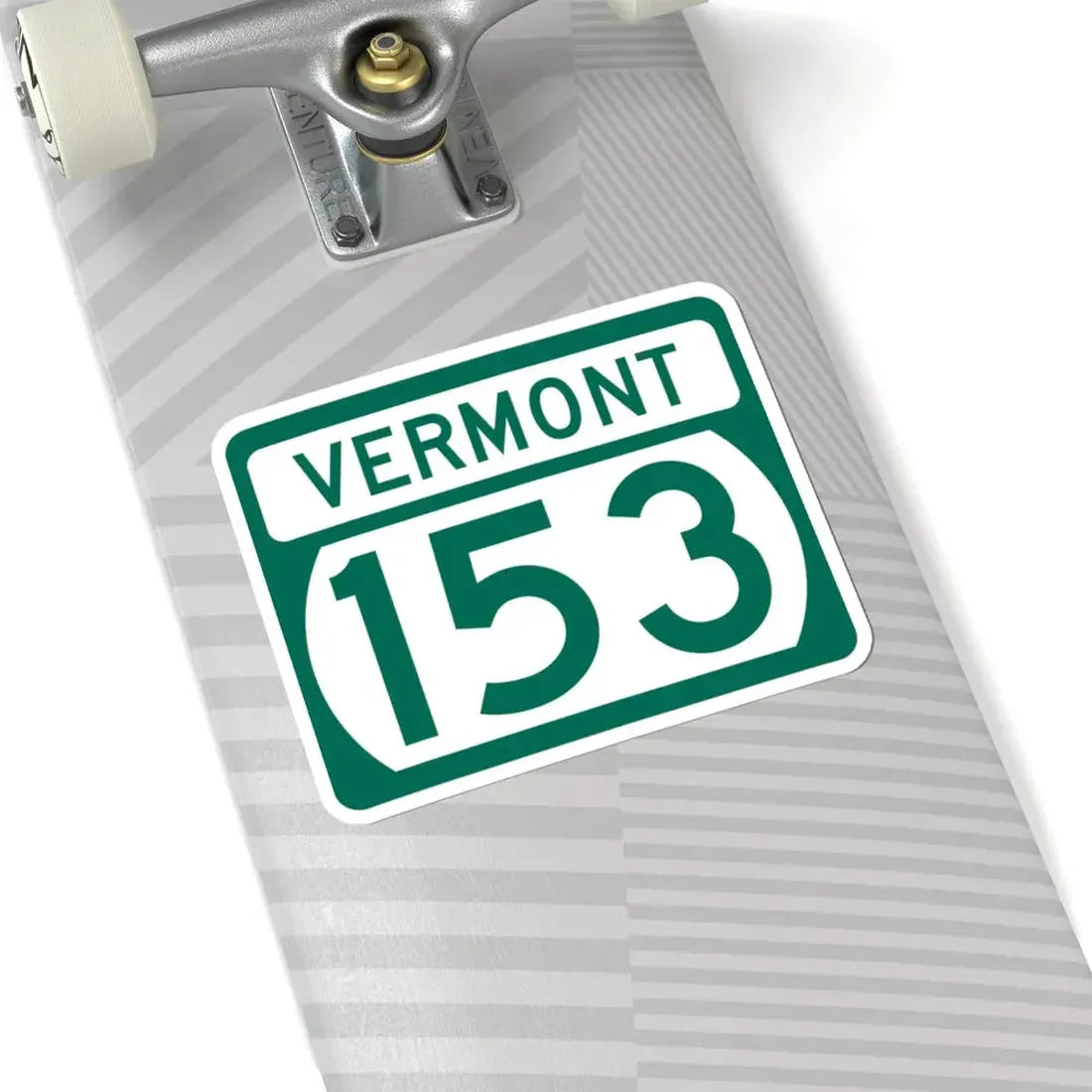 Vermont 153 (Vermont) (Road Sign) STICKER Vinyl Kiss-Cut Decal - The Sticker Space