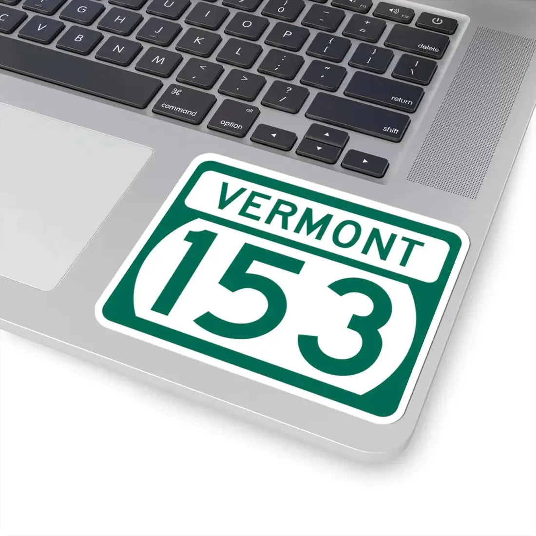 Vermont 153 (Vermont) (Road Sign) STICKER Vinyl Kiss-Cut Decal - The Sticker Space
