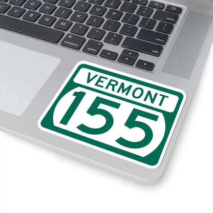 Vermont 155 (Vermont) (Road Sign) STICKER Vinyl Kiss-Cut Decal - The Sticker Space