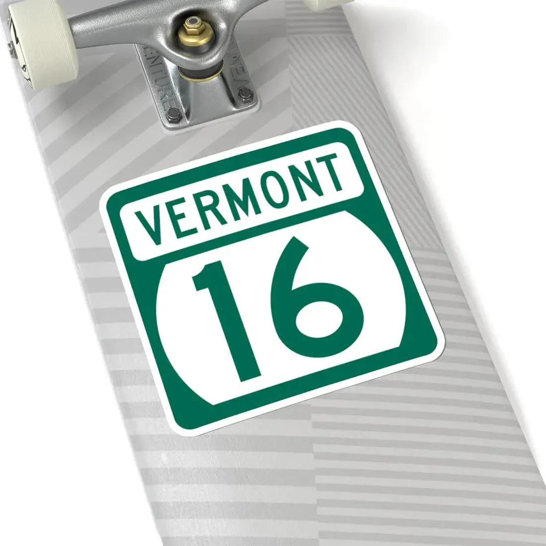 Vermont 16 (Vermont) (Road Sign) STICKER Vinyl Kiss-Cut Decal - The Sticker Space
