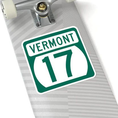 Vermont 17 (Vermont) (Road Sign) STICKER Vinyl Kiss-Cut Decal - The Sticker Space