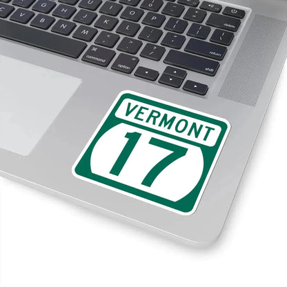 Vermont 17 (Vermont) (Road Sign) STICKER Vinyl Kiss-Cut Decal - The Sticker Space