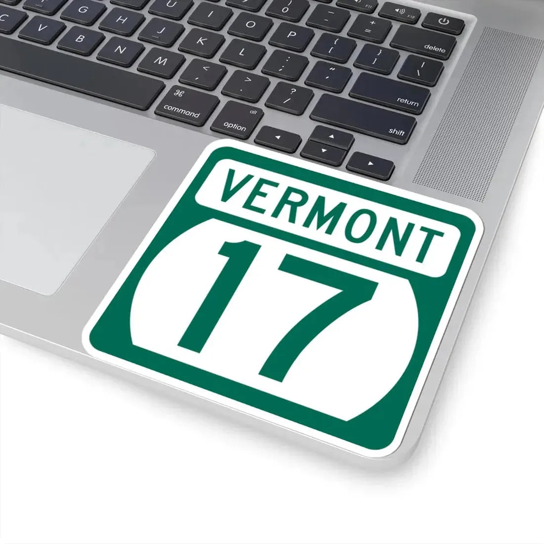 Vermont 17 (Vermont) (Road Sign) STICKER Vinyl Kiss-Cut Decal - The Sticker Space