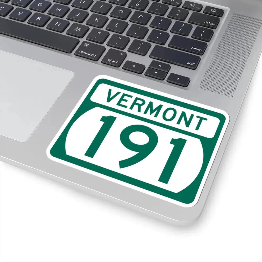 Vermont 191 (Vermont) (Road Sign) STICKER Vinyl Kiss-Cut Decal - The Sticker Space