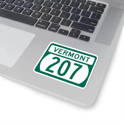 Vermont 207 (Vermont) (Road Sign) STICKER Vinyl Kiss-Cut Decal - The Sticker Space