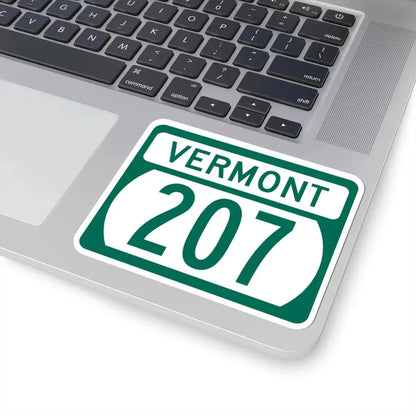 Vermont 207 (Vermont) (Road Sign) STICKER Vinyl Kiss-Cut Decal - The Sticker Space