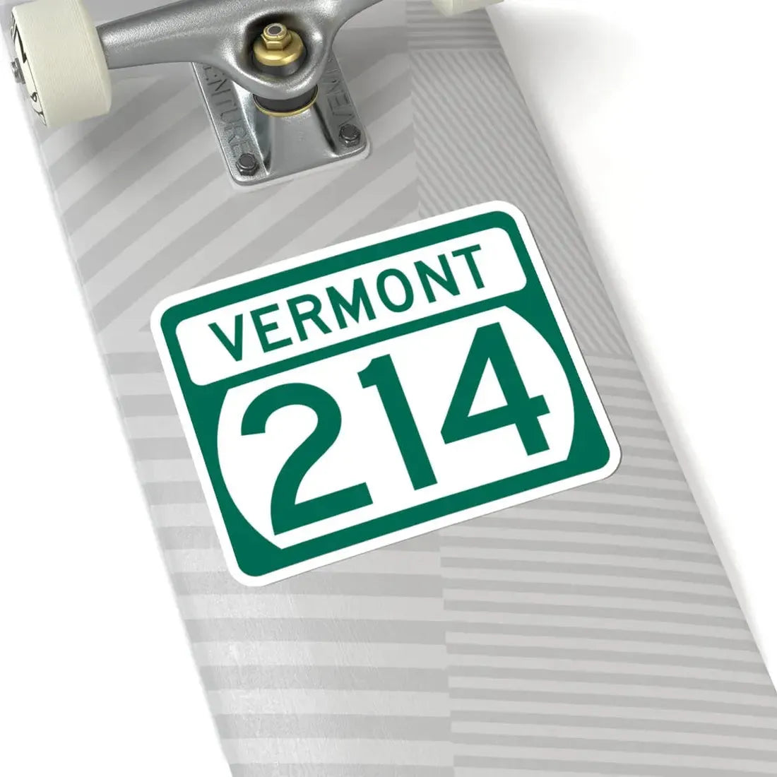 Vermont 214 (Vermont) (Road Sign) STICKER Vinyl Kiss-Cut Decal - The Sticker Space