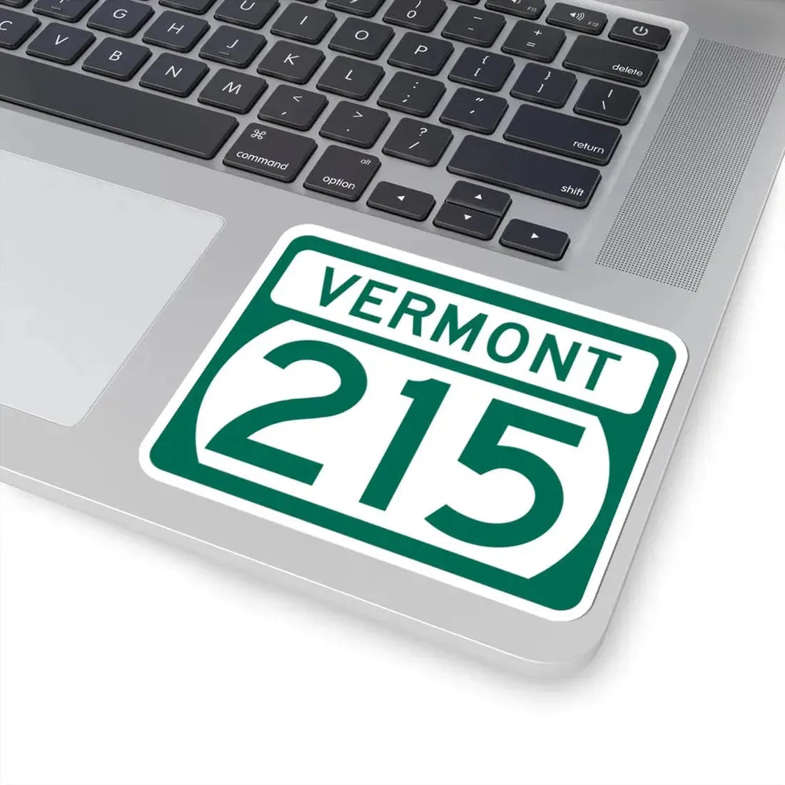Vermont 215 (Vermont) (Road Sign) STICKER Vinyl Kiss-Cut Decal - The Sticker Space