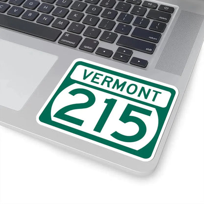 Vermont 215 (Vermont) (Road Sign) STICKER Vinyl Kiss-Cut Decal - The Sticker Space