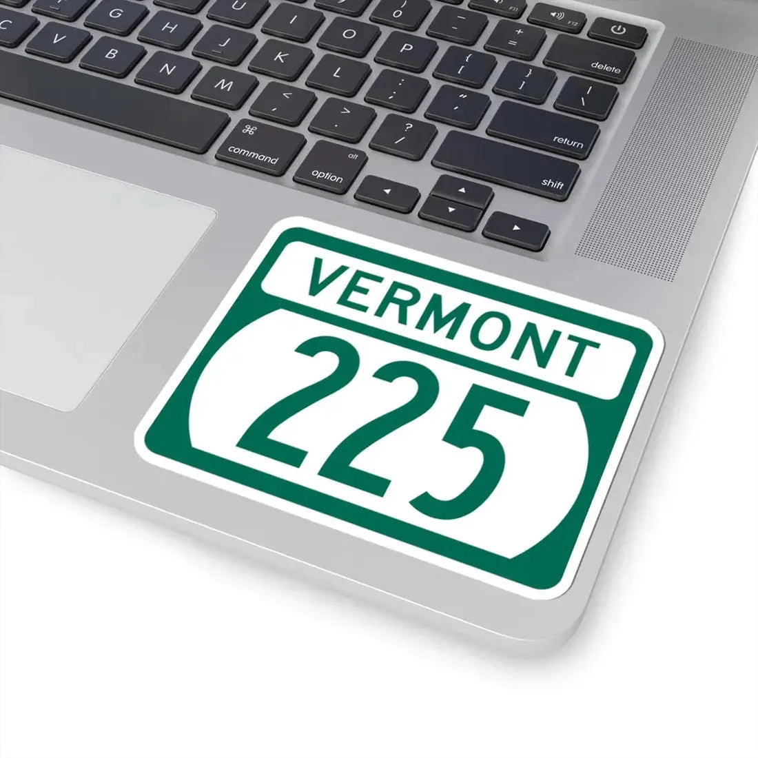 Vermont 225 (Vermont) (Road Sign) STICKER Vinyl Kiss-Cut Decal - The Sticker Space