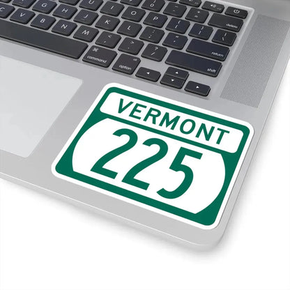 Vermont 225 (Vermont) (Road Sign) STICKER Vinyl Kiss-Cut Decal - The Sticker Space