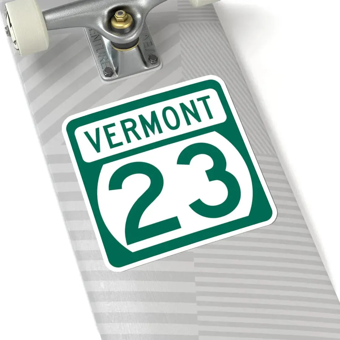 Vermont 23 (Vermont) (Road Sign) STICKER Vinyl Kiss-Cut Decal - The Sticker Space