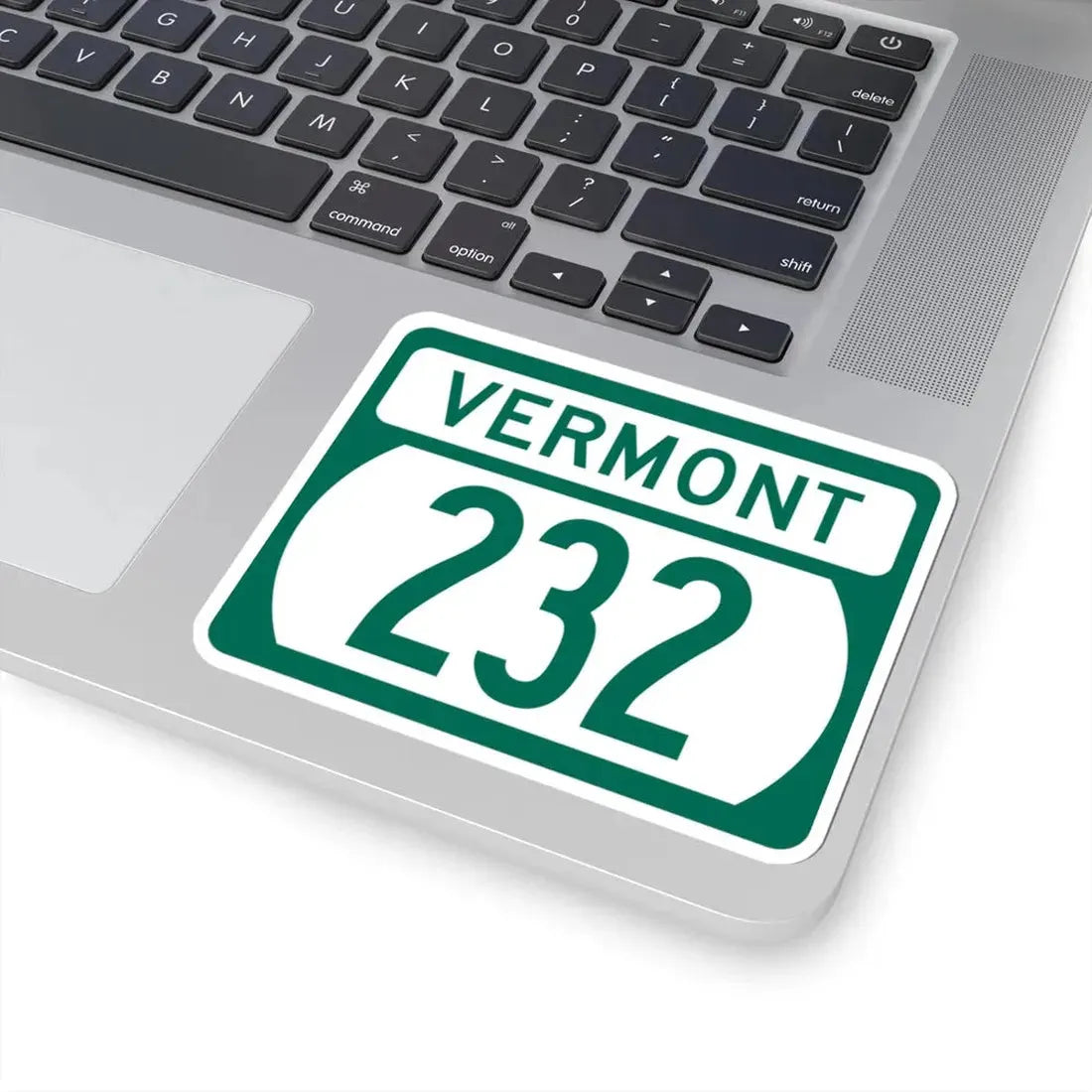 Vermont 232 (Vermont) (Road Sign) STICKER Vinyl Kiss-Cut Decal - The Sticker Space