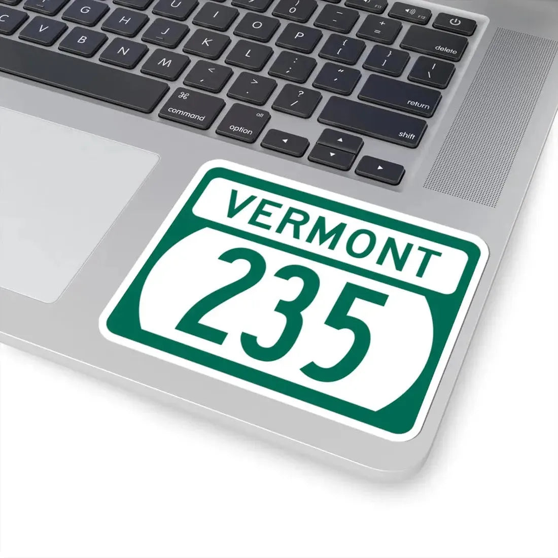 Vermont 235 (Vermont) (Road Sign) STICKER Vinyl Kiss-Cut Decal - The Sticker Space