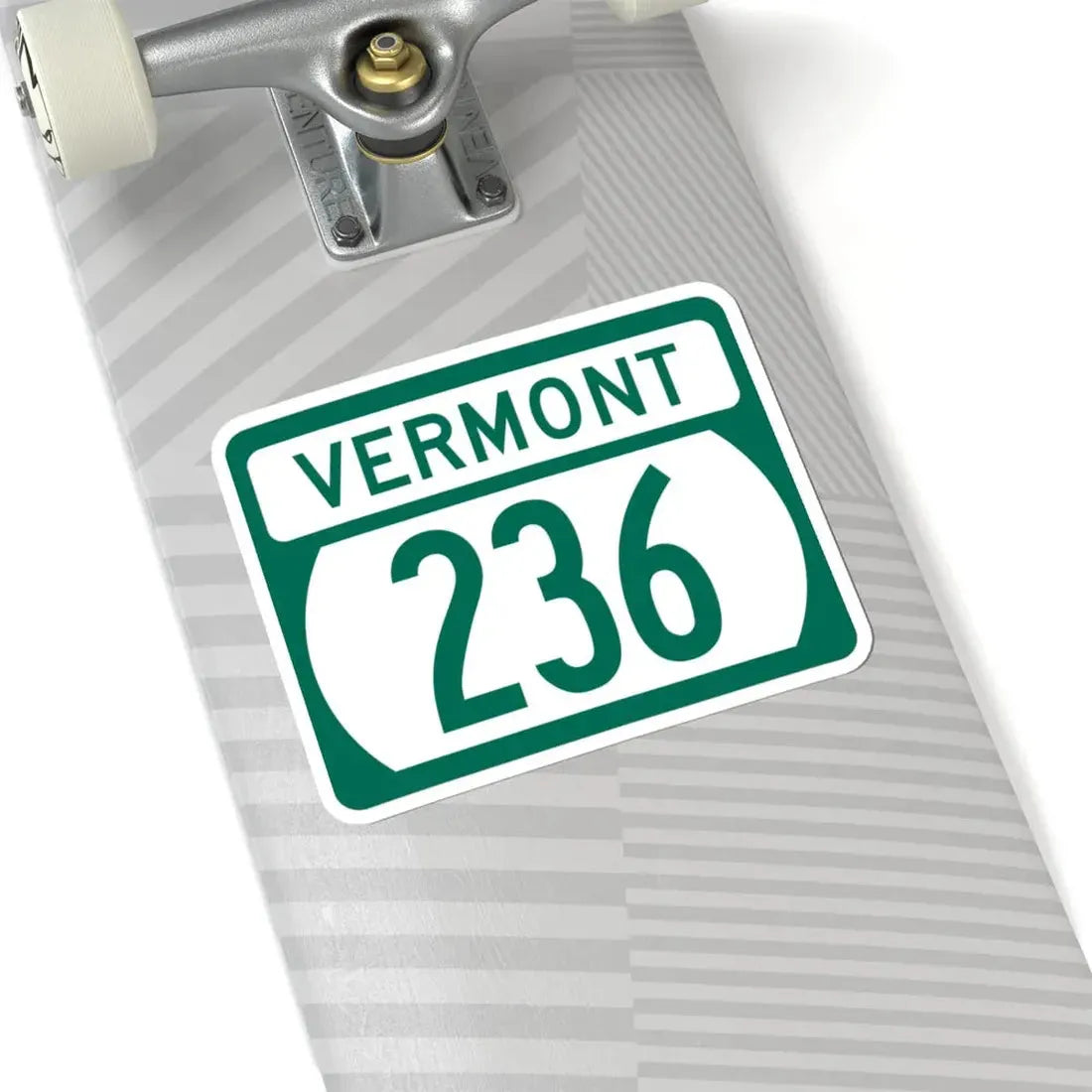 Vermont 236 (Vermont) (Road Sign) STICKER Vinyl Kiss-Cut Decal - The Sticker Space
