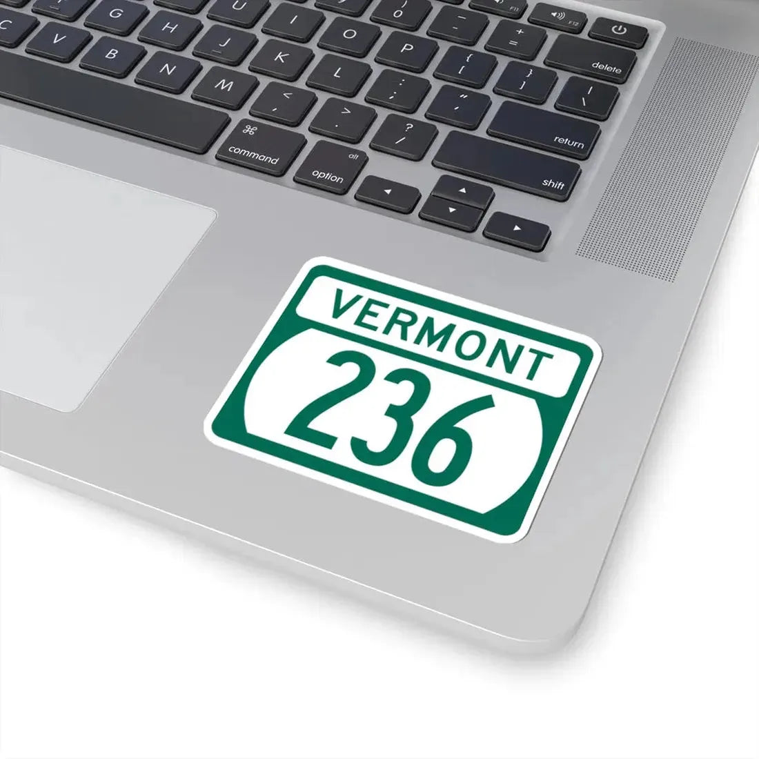 Vermont 236 (Vermont) (Road Sign) STICKER Vinyl Kiss-Cut Decal - The Sticker Space