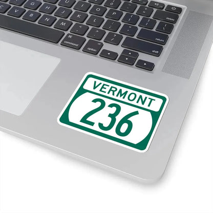 Vermont 236 (Vermont) (Road Sign) STICKER Vinyl Kiss-Cut Decal - The Sticker Space