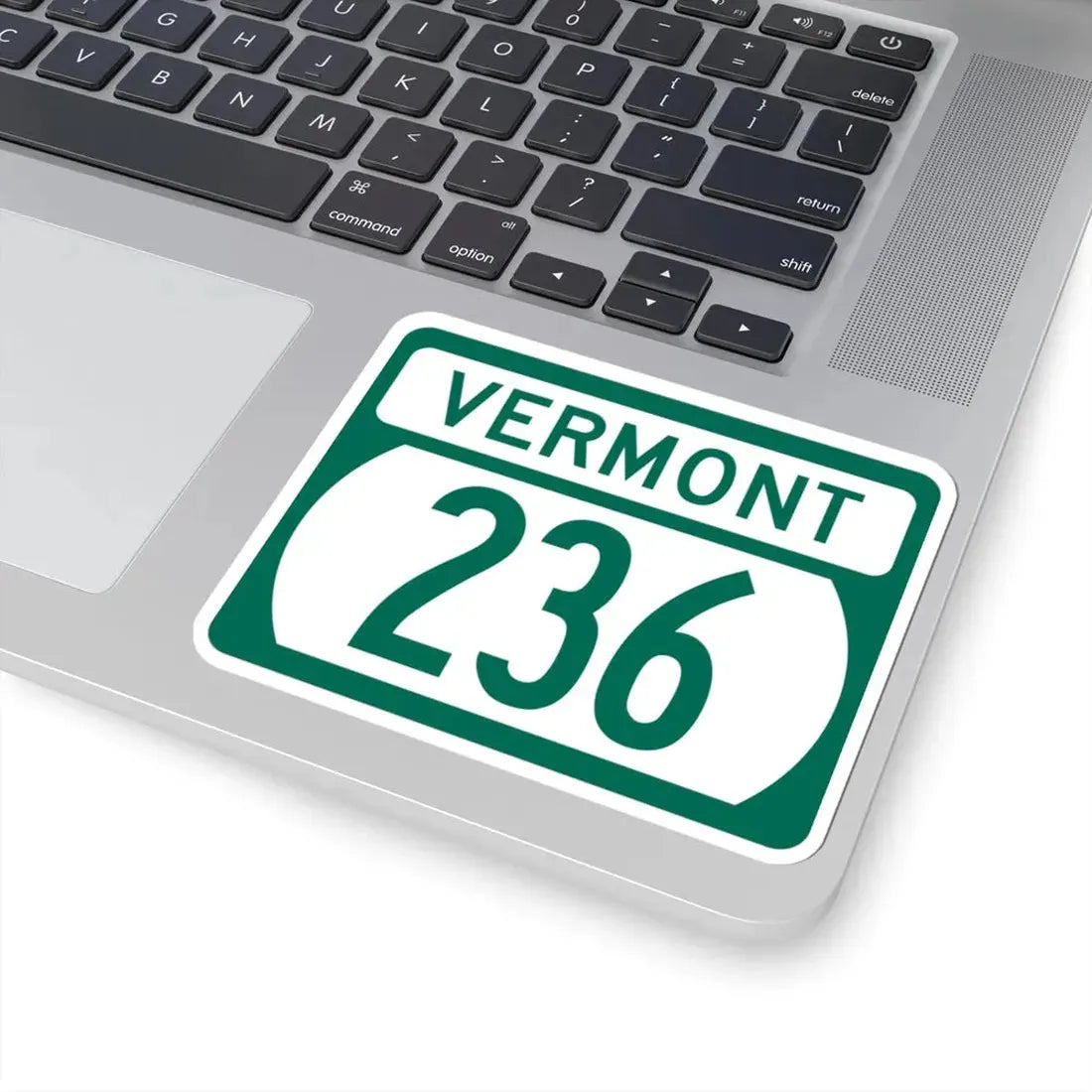 Vermont 236 (Vermont) (Road Sign) STICKER Vinyl Kiss-Cut Decal - The Sticker Space