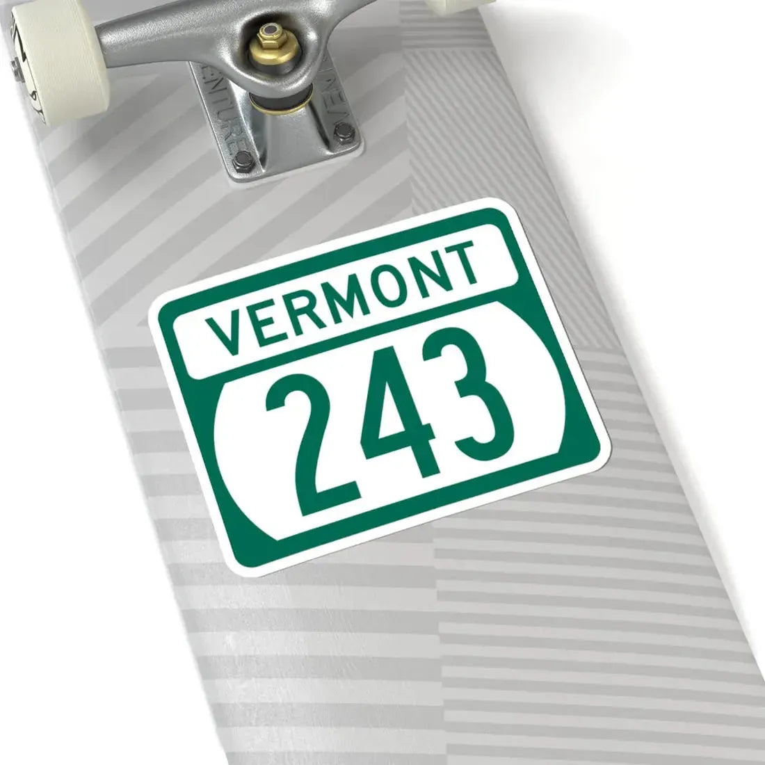 Vermont 243 (Vermont) (Road Sign) STICKER Vinyl Kiss-Cut Decal - The Sticker Space