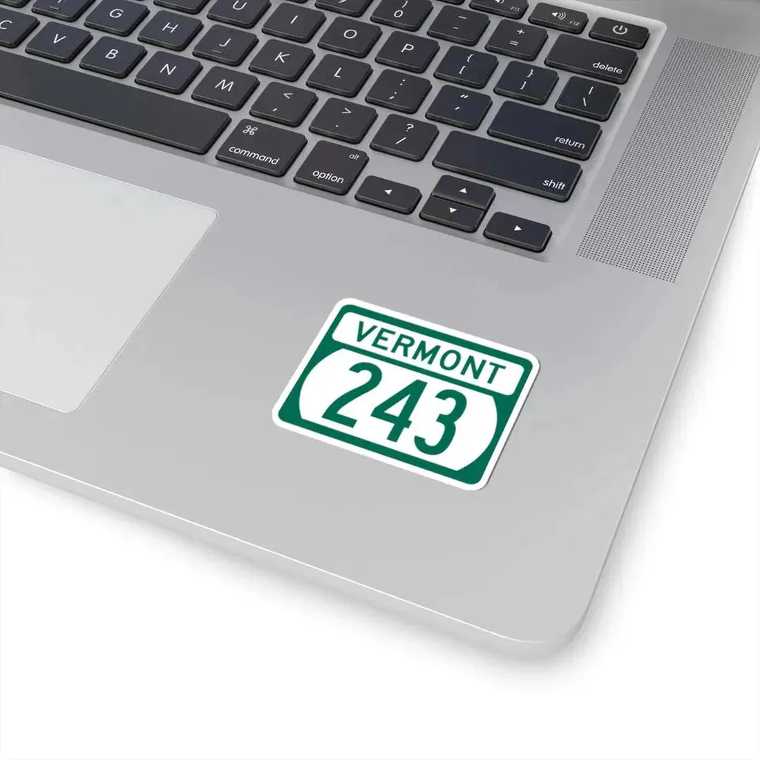 Vermont 243 (Vermont) (Road Sign) STICKER Vinyl Kiss-Cut Decal - The Sticker Space