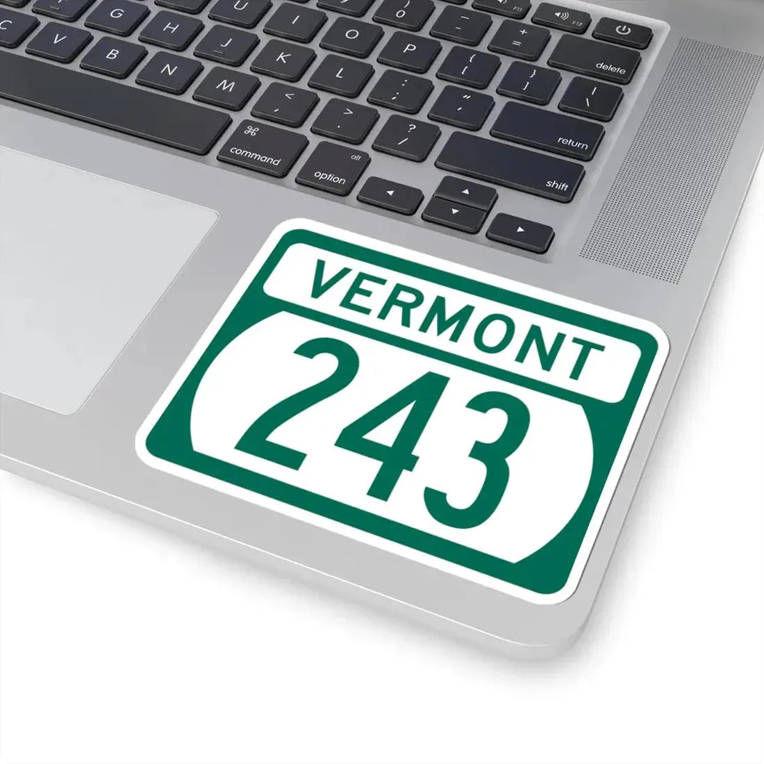 Vermont 243 (Vermont) (Road Sign) STICKER Vinyl Kiss-Cut Decal - The Sticker Space