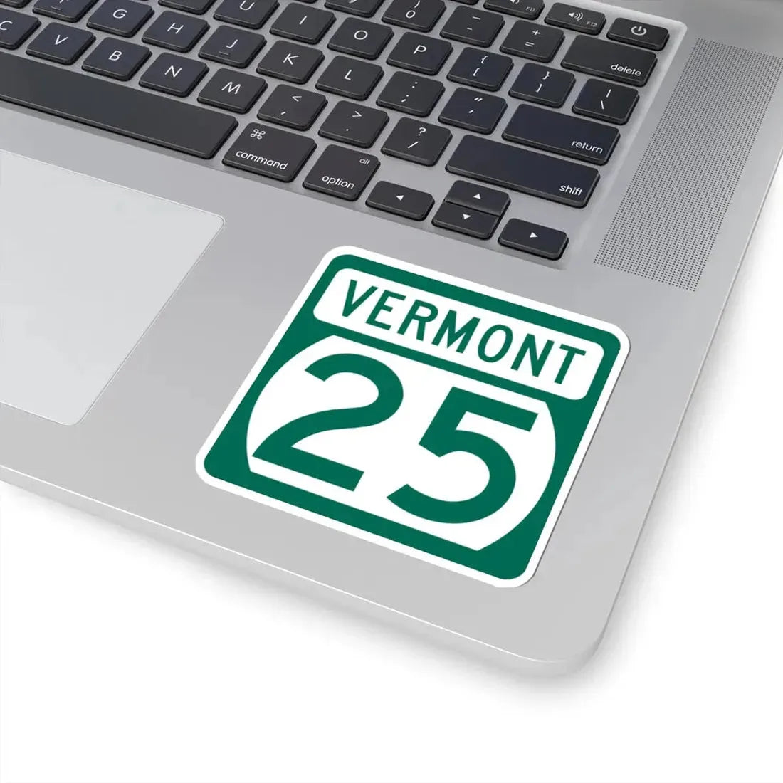 Vermont 25 (Vermont) (Road Sign) STICKER Vinyl Kiss-Cut Decal - The Sticker Space