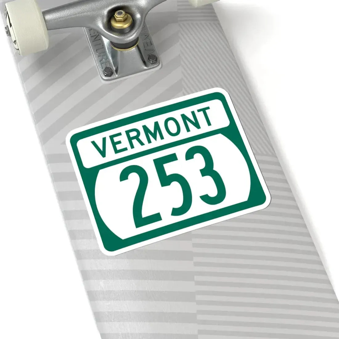 Vermont 253 (Vermont) (Road Sign) STICKER Vinyl Kiss-Cut Decal - The Sticker Space