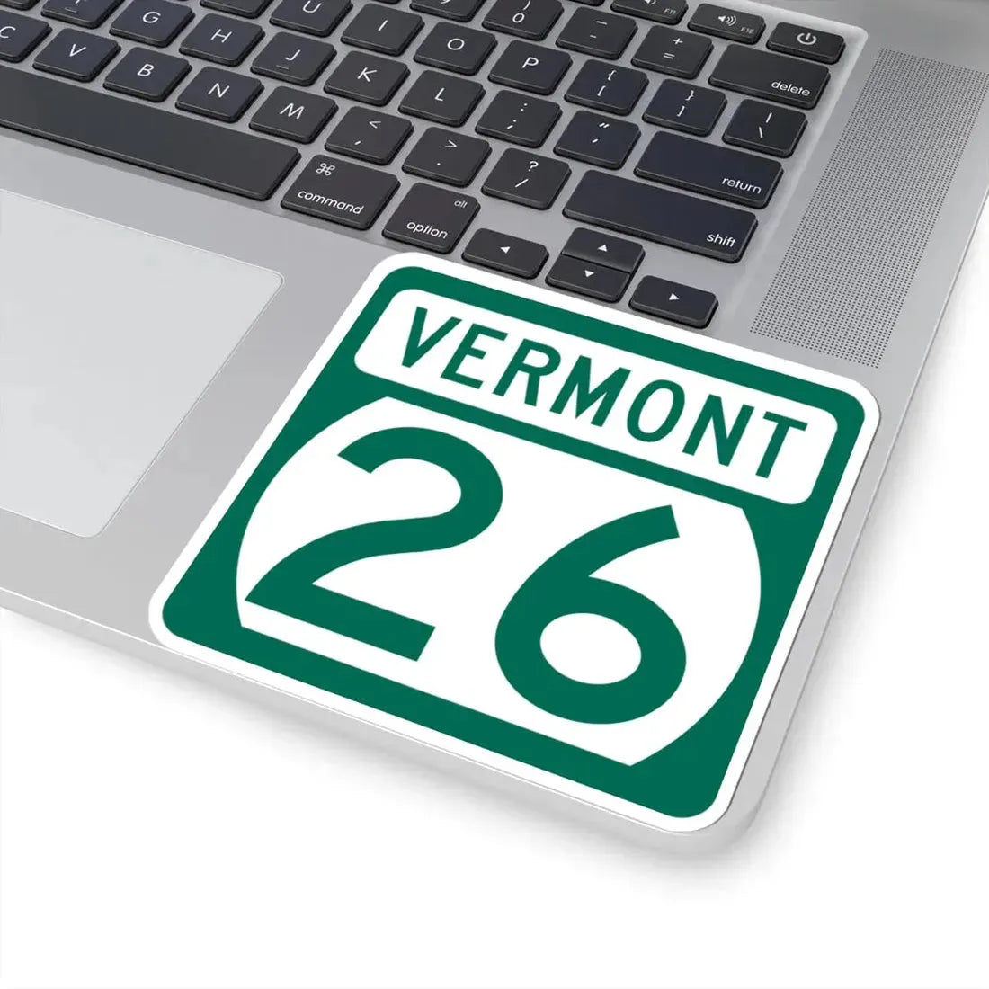 Vermont 26 (Vermont) (Road Sign) STICKER Vinyl Kiss-Cut Decal - The Sticker Space