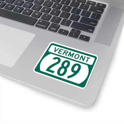 Vermont 289 (Vermont) (Road Sign) STICKER Vinyl Kiss-Cut Decal - The Sticker Space