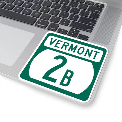 Vermont 2B (Vermont) (Road Sign) STICKER Vinyl Kiss-Cut Decal - The Sticker Space