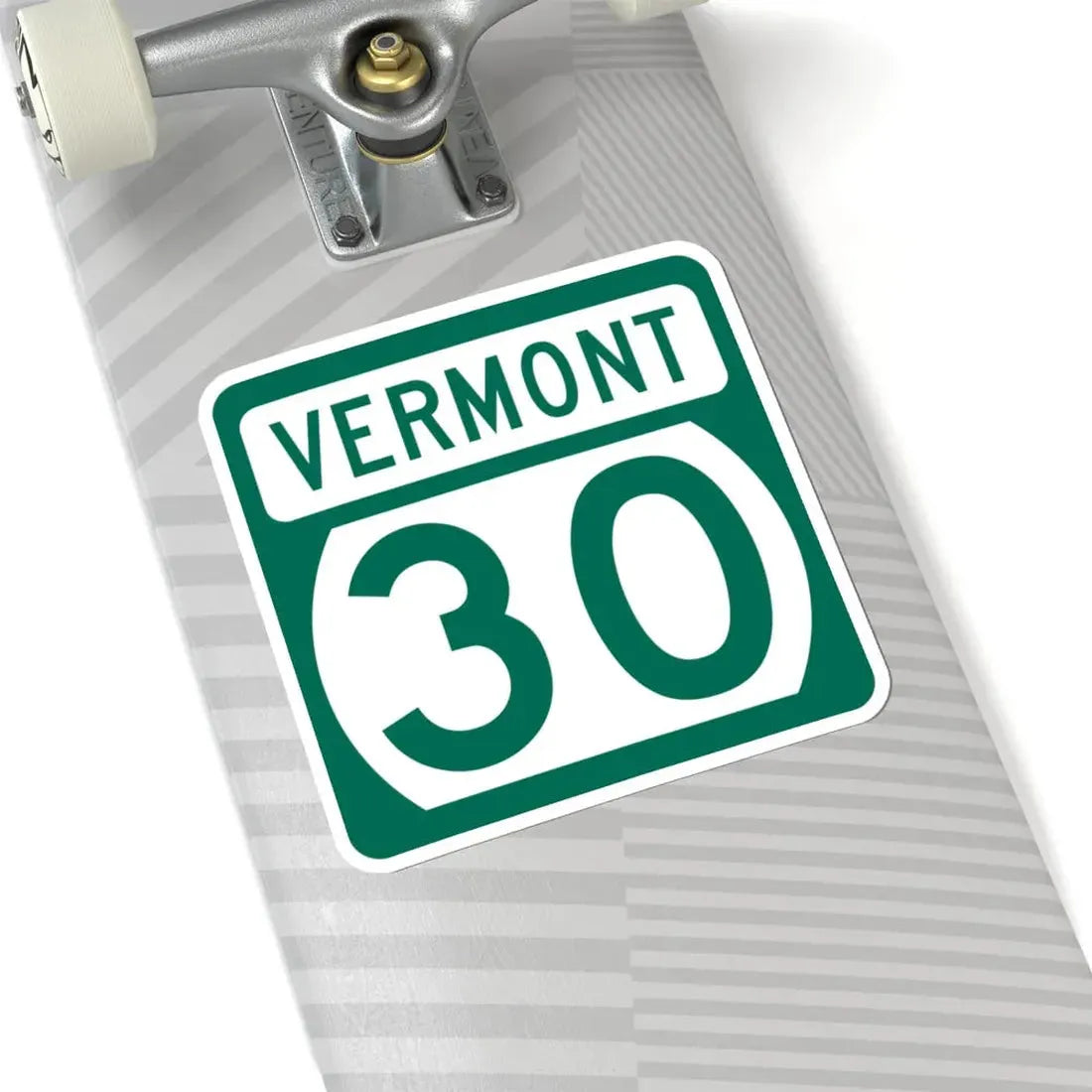 Vermont 30 (Vermont) (Road Sign) STICKER Vinyl Kiss-Cut Decal - The Sticker Space