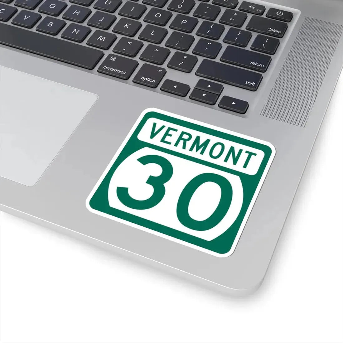 Vermont 30 (Vermont) (Road Sign) STICKER Vinyl Kiss-Cut Decal - The Sticker Space
