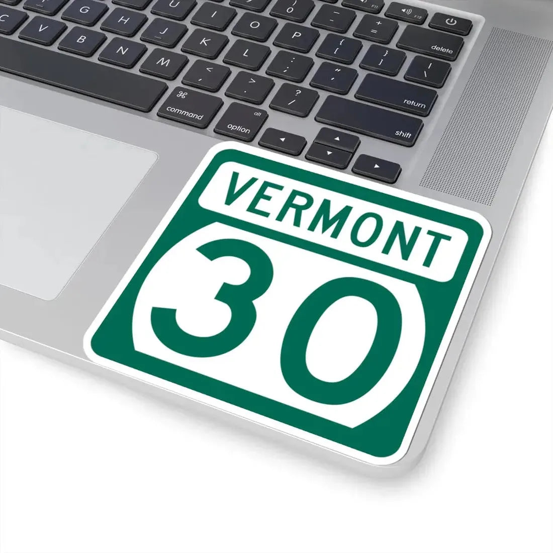 Vermont 30 (Vermont) (Road Sign) STICKER Vinyl Kiss-Cut Decal - The Sticker Space