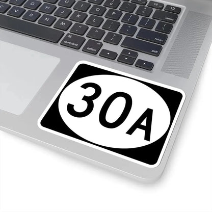 Vermont 30A (Vermont) (Road Sign) STICKER Vinyl Kiss-Cut Decal - The Sticker Space