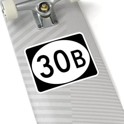 Vermont 30B (Vermont) (Road Sign) STICKER Vinyl Kiss-Cut Decal - The Sticker Space